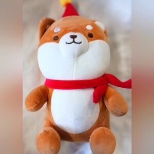 NWT Miniso Christmas Shiba Inu Dog